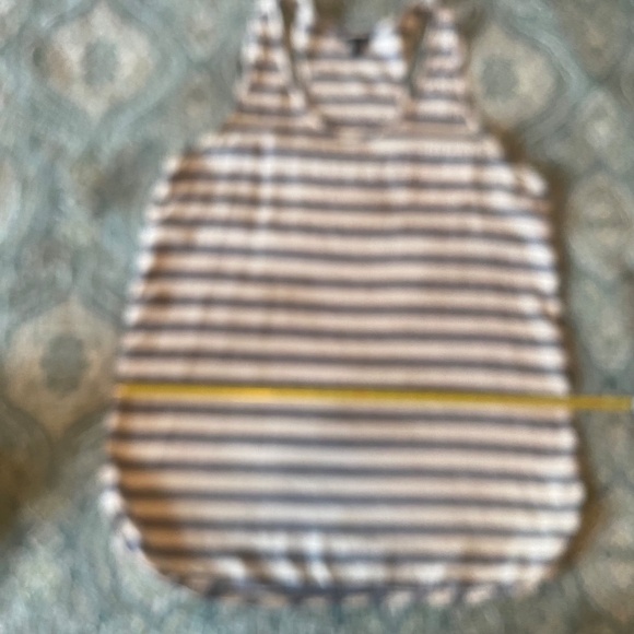 JCrew Linen & Cotton Striped Racerback Tank Tunic Coverup Size XL - Picture 5 of 8
